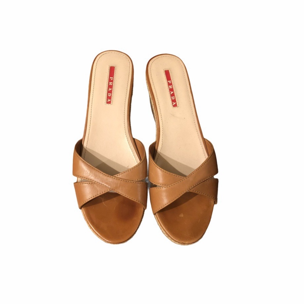 Vintage Prada wedges.